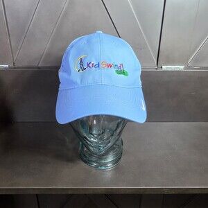 Nike Strap Back Golf Hat Cap One Size Kids Swing & Swoosh Logo Poly Outdoor